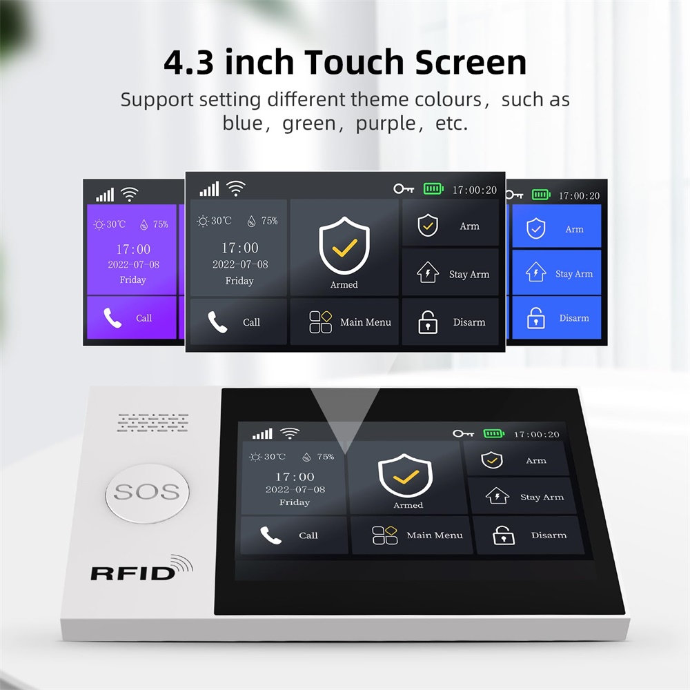 2.4G WIFI Smart GSM Alarm Syst - đánh giá và giá Smart Home Wiser