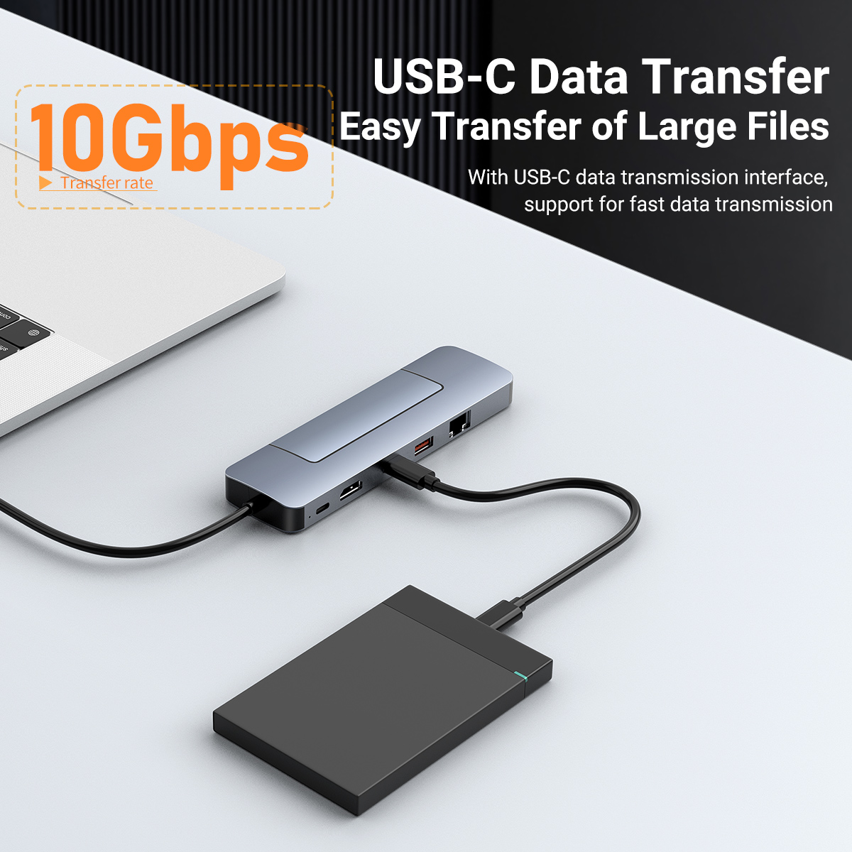 8 in 1 USB C HUB with M2 SSD C - đánh giá và giá Smart Home Hub 2