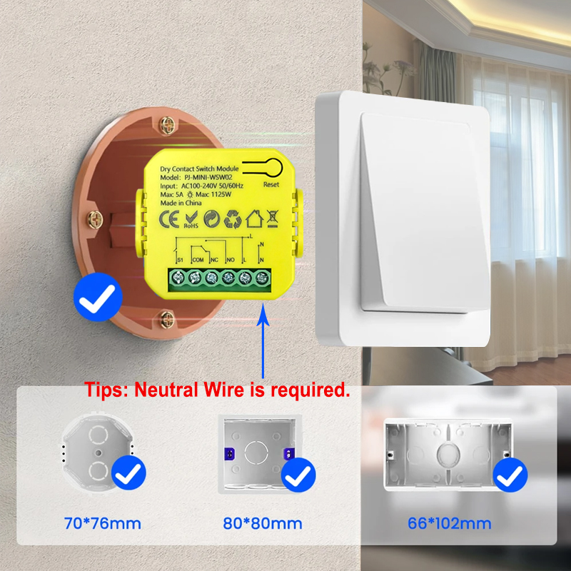 Smart ZigBee Dry Contact Switc - đánh giá và giá Smart Home Plus