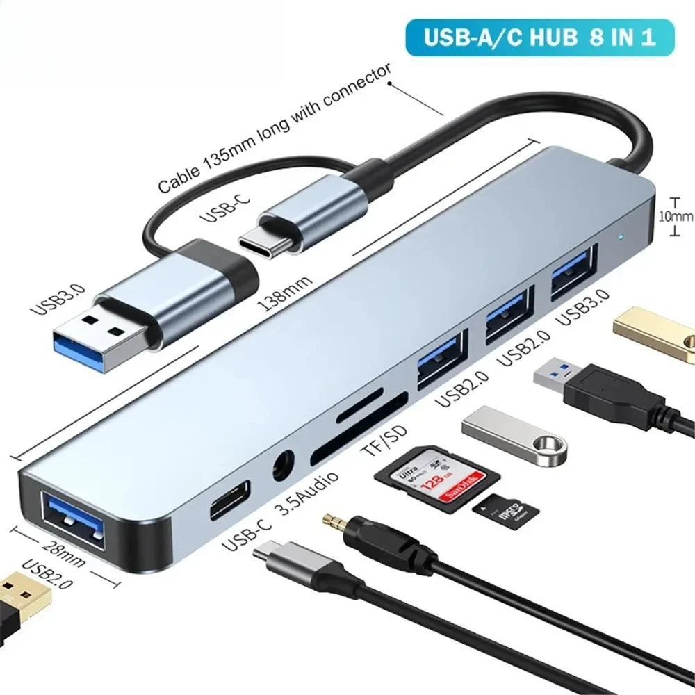 8-in-2 USB C Hub Multiport Ada - đánh giá và giá Smart Home Hub 2