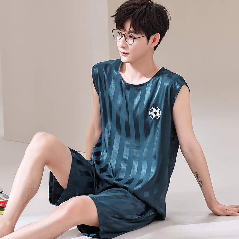 Summer Men Pyjamas Ice Silk Pa - đánh giá và giá Smart Home Plus