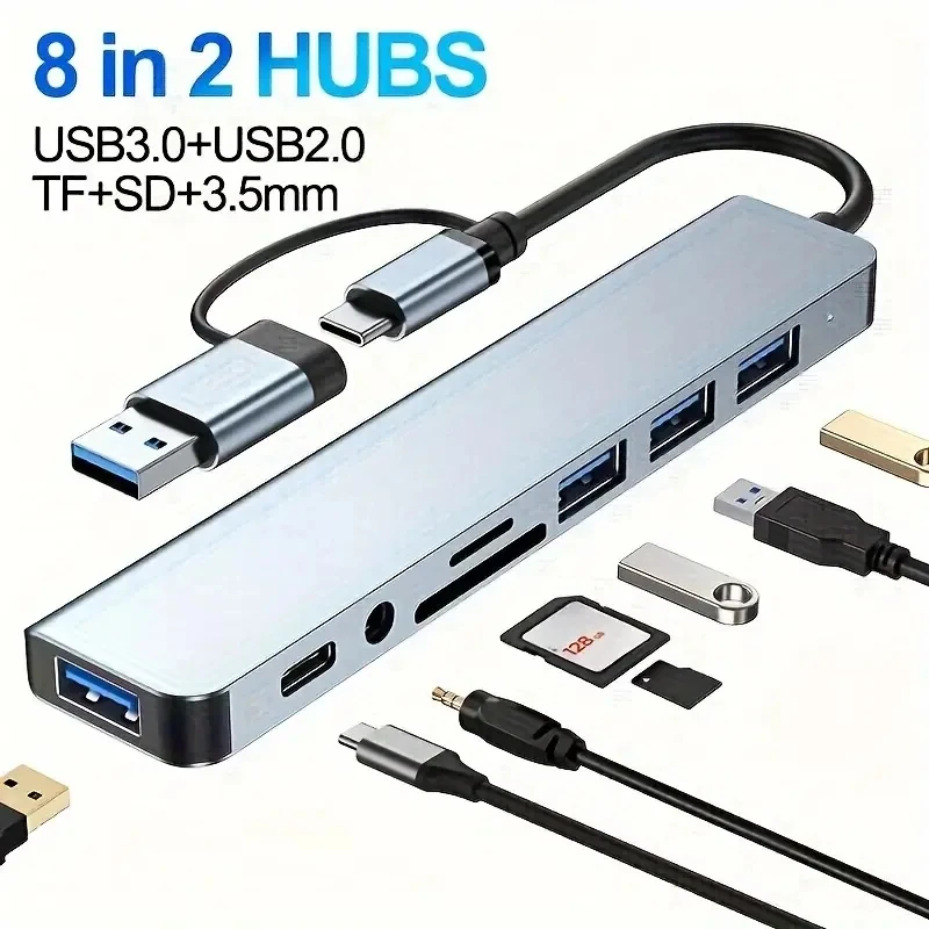 8IN1/2 Type-C Docking Station  - đánh giá và giá Smart Home Hub 2