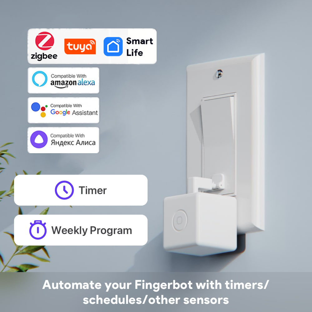 Tuya Zigbee Smart Fingerbot Pl - đánh giá và giá Smart Home Plus