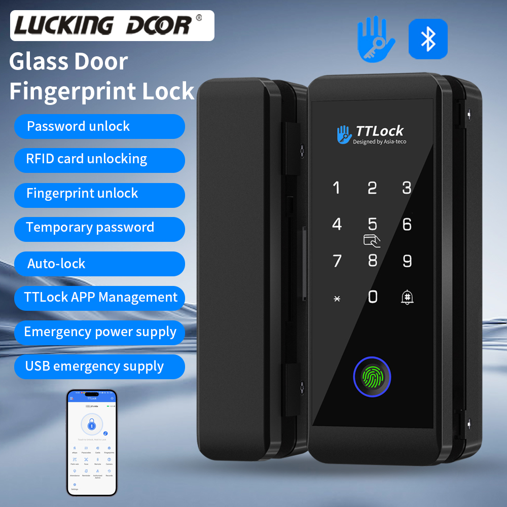 TTLOCK Smart Glass Lock Finger - đánh giá và giá Smart Home Door Lock